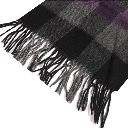 Temminc #1017315 Women/Men Wool Plaid Winter Fashion Scarf ,70.9x11.8in