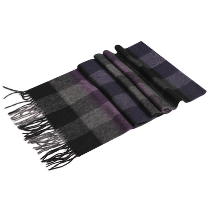 Temminc #1017315 Women/Men Wool Plaid Winter Fashion Scarf ,70.9x11.8in