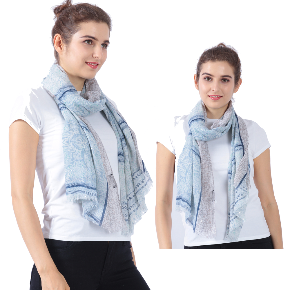 1095501 Women's Fashion Traveling Summer Scarf,Lightweight Head Wrap Neck Scarf