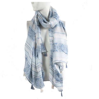 1248-02 Women's Fashion Traveling Summer Scarf,Lightweight Head Wrap Neck Scarf