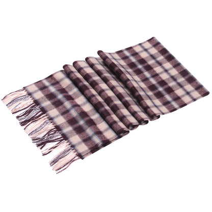 Temminc #1161701 Women/Men Wool Plaid Winter Fashion Scarf ,70.9x11.8in