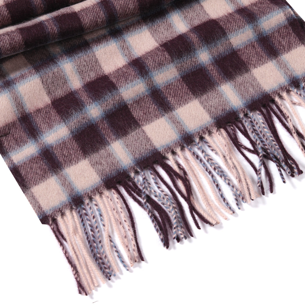 Temminc #1161701 Women/Men Wool Plaid Winter Fashion Scarf ,70.9x11.8in