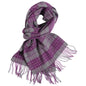 Temminc #12161-08 Women/Men Wool Plaid Winter Fashion Scarf ,70.9x11.8in