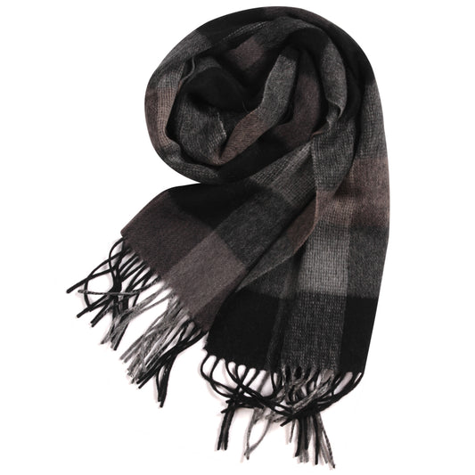 Temminc #1017313 Women/Men Wool Plaid Winter Fashion Scarf ,70.9x11.8in