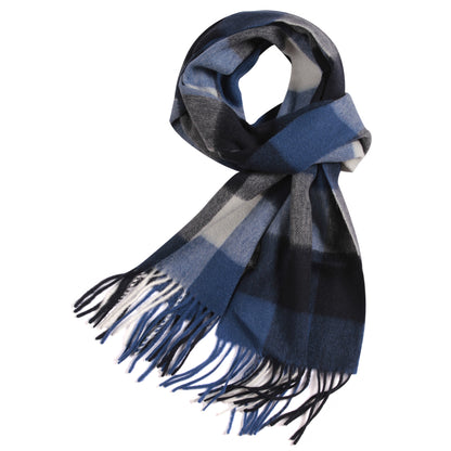 Temminc #1017310 Women/Men Wool Plaid Winter Fashion Scarf ,70.9x11.8in