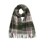 Temminc #4946-02 Women/Men Wool Plaid Winter Fashion Scarf ,71x11.8in