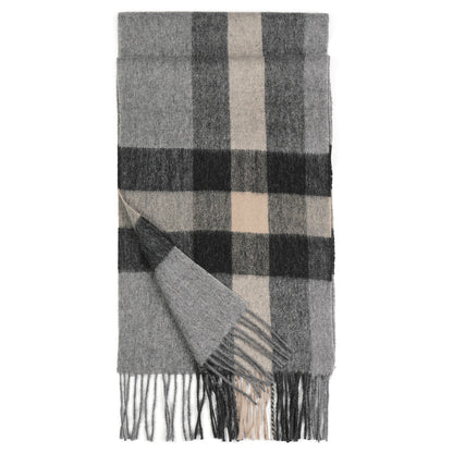 Temminc #1017309 Women/Men Wool Plaid Winter Fashion Scarf ,70.9x11.8in