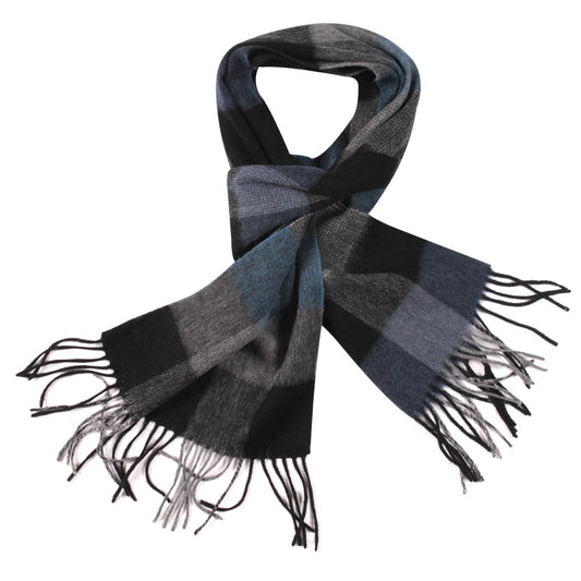 Temminc #1017312 Women/Men Wool Plaid Winter Fashion Scarf ,70.9x11.8in