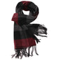 Temminc #1017314 Women/Men Wool Plaid Winter Fashion Scarf ,70.9x11.8in