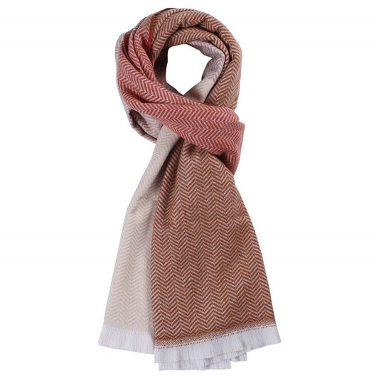 2040-06 Women's Long Classic Tassel Plaid Scarf, Chunky  Winter/Fall Warm Scarf