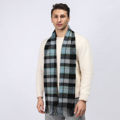 Temminc #155542 Women/Men Cashmere Solid Plaid Winter Fashion Scarf ,70.9x11.8in