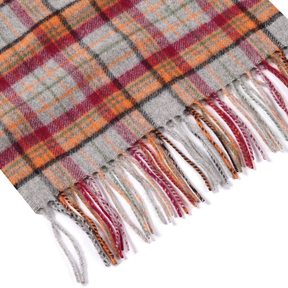 Temminc #12161-04 Women/Men Wool Plaid Winter Fashion Scarf ,70.9x11.8in