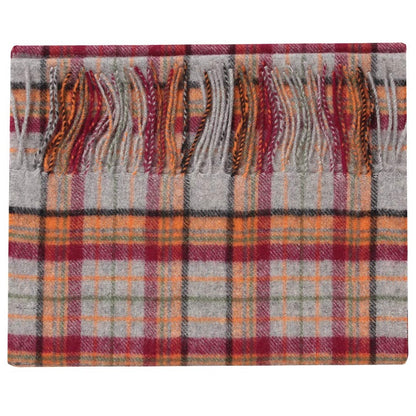 Temminc #12161-04 Women/Men Wool Plaid Winter Fashion Scarf ,70.9x11.8in