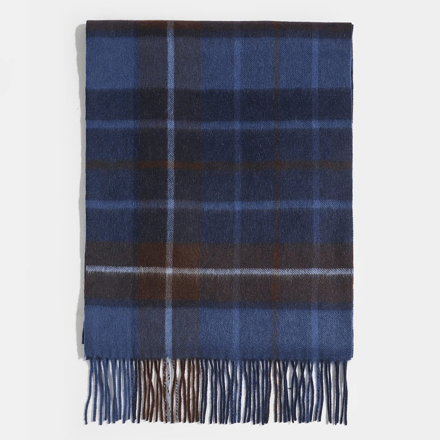 Temminc #2248-13Women/Men Cashmere Solid Plaid Winter Fashion Scarf ,70.9x11.8in